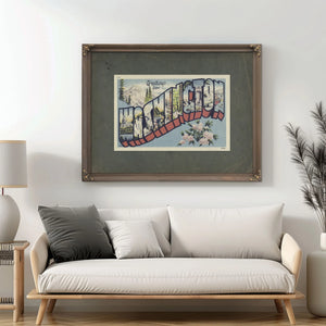 Washington — Framed Wall Art Room View | Bella Frye