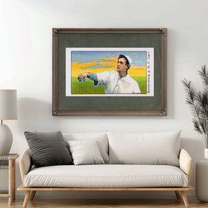 E92 Dockman and Sons Christy Mathewson — Framed Wall Art Room View | Bella Frye