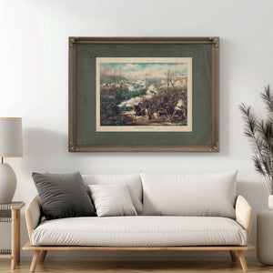 Battle of Pea Ridge Arkansas 1889 — Framed Wall Art Room View | Bella Frye