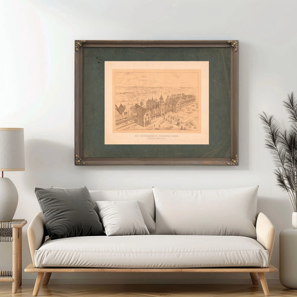Ex Confederate Soldiers Home 1884 — Framed Wall Art Room View | Bella Frye