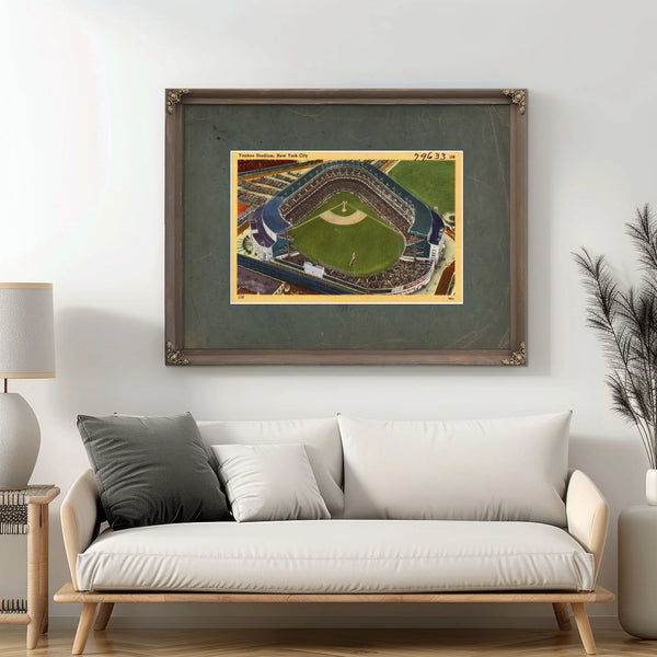 Yankee Stadium New York City D7a3 — Framed Wall Art Room View | Bella Frye