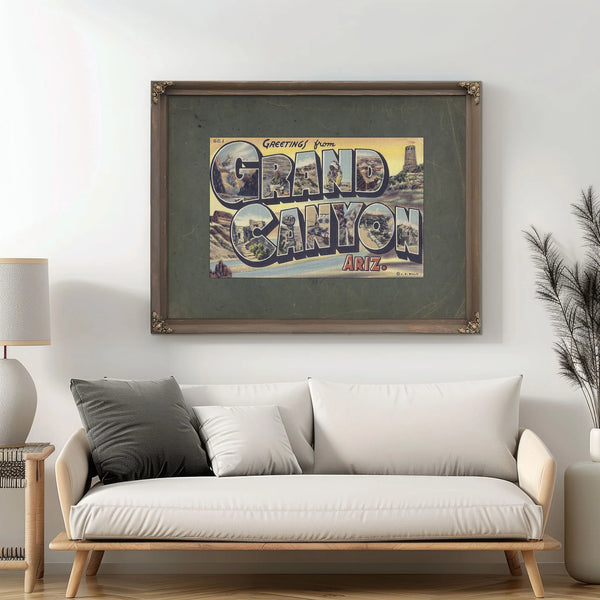 Arizona Grand Canyon — Framed Wall Art Room View | Bella Frye