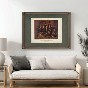 Dl Moody and Jv Farwells First Sunday School Class North Market Hall Chicago — Framed Wall Art Room View | Bella Frye