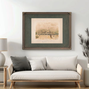 Iowa State Building World Columbian Exposition Chicago 1893 1892 — Framed Wall Art Room View | Bella Frye