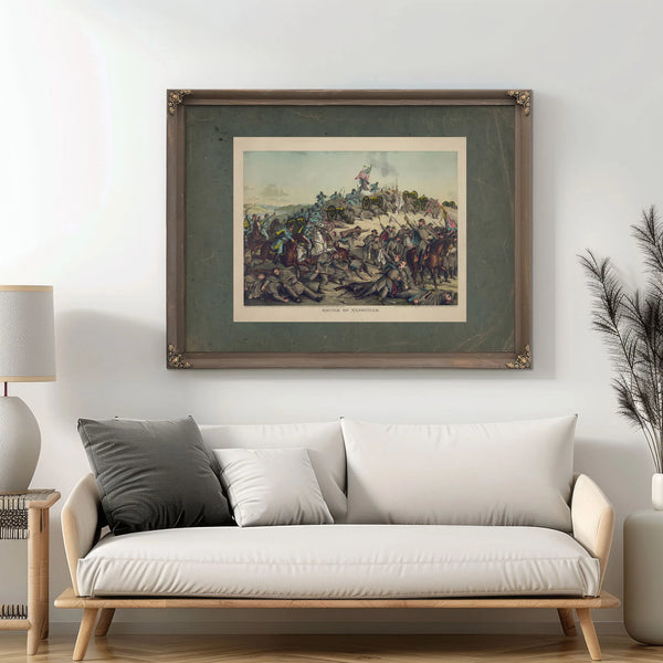 Battle of Nashville 1891 — Framed Wall Art Room View | Bella Frye
