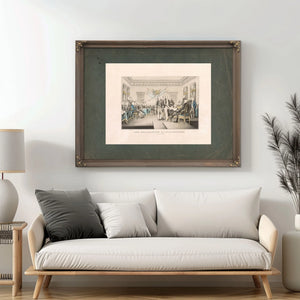 Declaration of Independence July 4th 1776 1835 1856 — Framed Wall Art Room View | Bella Frye