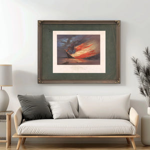 Fate of the Rebel Flag 1861 — Framed Wall Art Room View | Bella Frye