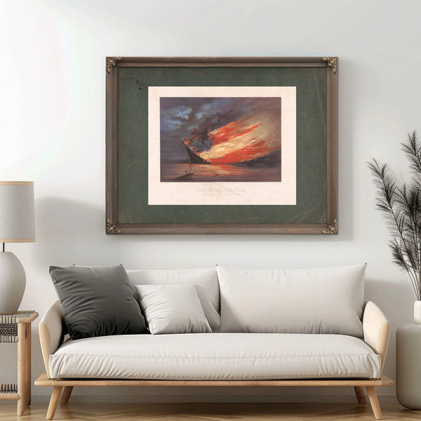 Fate of the Rebel Flag 1861 — Framed Wall Art Room View | Bella Frye