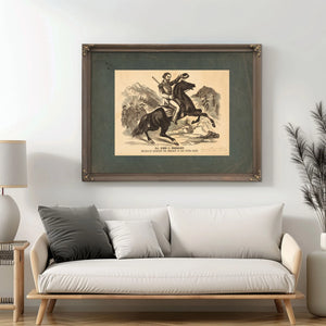 Col John C Fremont Republican Candidate for the President of the United Stat — Framed Wall Art Room View | Bella Frye