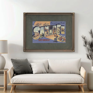 New Mexico Santa Fe — Framed Wall Art Room View | Bella Frye