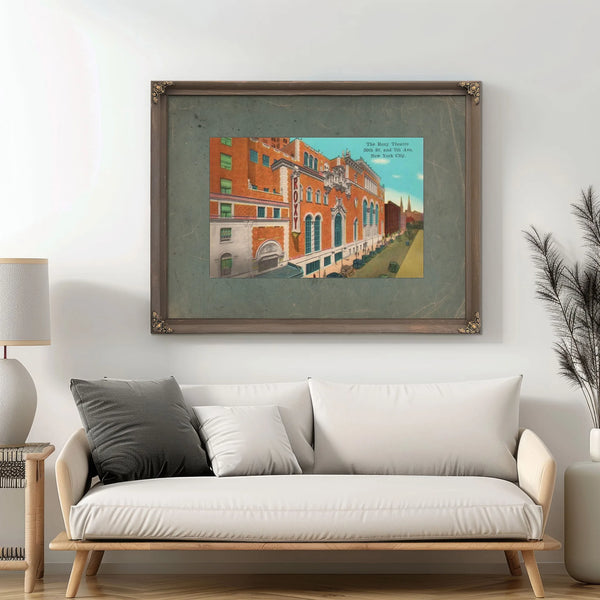 Cathedral of Dreams the Roxy Theatre — Framed Wall Art Room View | Bella Frye