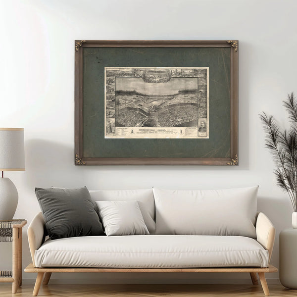 Andersonville Prison Camp Sumter Ga as it Appeared August 1st 1864 When it C — Framed Wall Art Room View | Bella Frye