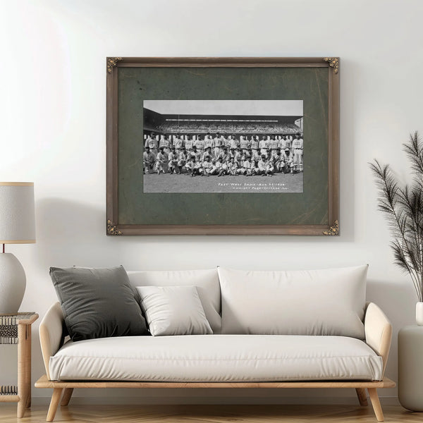 Negro League All Star Game 351e5 2 — Framed Wall Art Room View | Bella Frye