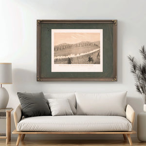 Battle of Perryvillethe Extreme Left Starkweathers Brigade 19th Century — Framed Wall Art Room View | Bella Frye
