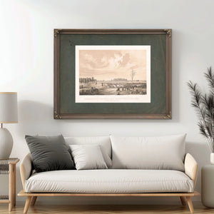 Encampment of Gen Popes Army Before Corinth May 1862 1862 — Framed Wall Art Room View | Bella Frye