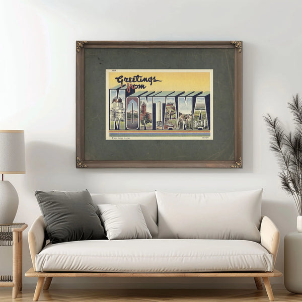 Montana — Framed Wall Art Room View | Bella Frye