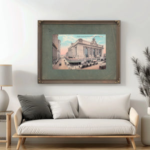 The Iron Cathedral Grand Central Terminal in the Age of Steam — Framed Wall Art Room View | Bella Frye