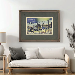 Vermont — Framed Wall Art Room View | Bella Frye