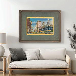 Times — Framed Wall Art Room View | Bella Frye