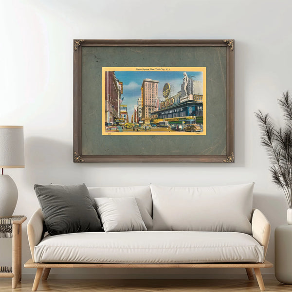 Times — Framed Wall Art Room View | Bella Frye