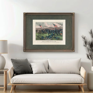 Battle of Corinth Miss Oct 4th 1862 1862 — Framed Wall Art Room View | Bella Frye