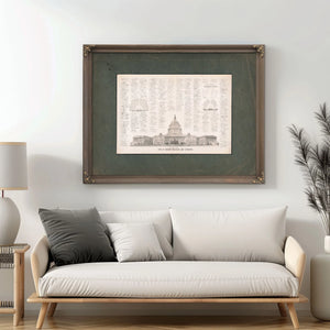 55th or Spanish American War Congress 1899 — Framed Wall Art Room View | Bella Frye