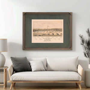 Camp Meigs 861 — Framed Wall Art Room View | Bella Frye