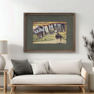 Wyoming — Framed Wall Art Room View | Bella Frye