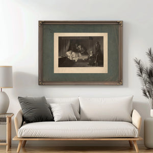 Last Moments of Washington 1864 — Framed Wall Art Room View | Bella Frye