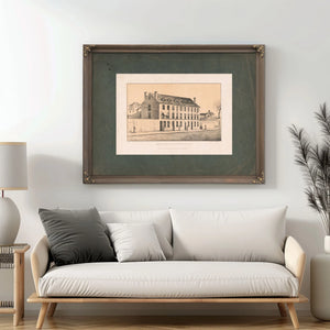 Castle Thunder Richmond Va 19th Century — Framed Wall Art Room View | Bella Frye