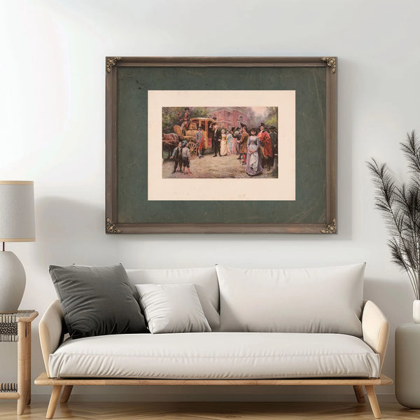 General Washington at Christ Church Easter Morning 1795 199 — Framed Wall Art Room View | Bella Frye