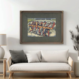 New York Ni Agra Falls — Framed Wall Art Room View | Bella Frye