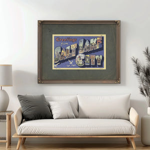 Utah Salt Lake City — Framed Wall Art Room View | Bella Frye