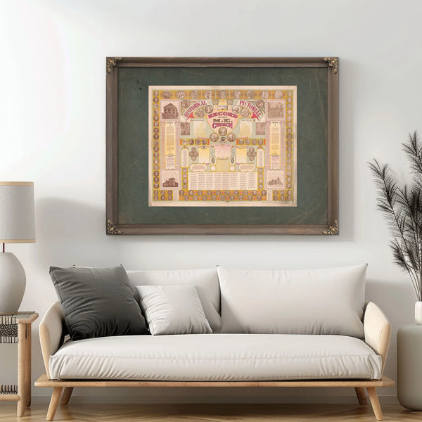 Historical Pictorial Record of the Me Church 194 — Framed Wall Art Room View | Bella Frye