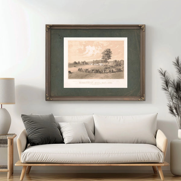 Farmington Miss May 1862 1862 — Framed Wall Art Room View | Bella Frye