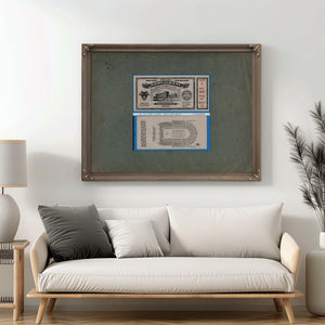 Ticket to the 1926 Army Navy Game 2 — Framed Wall Art Room View | Bella Frye