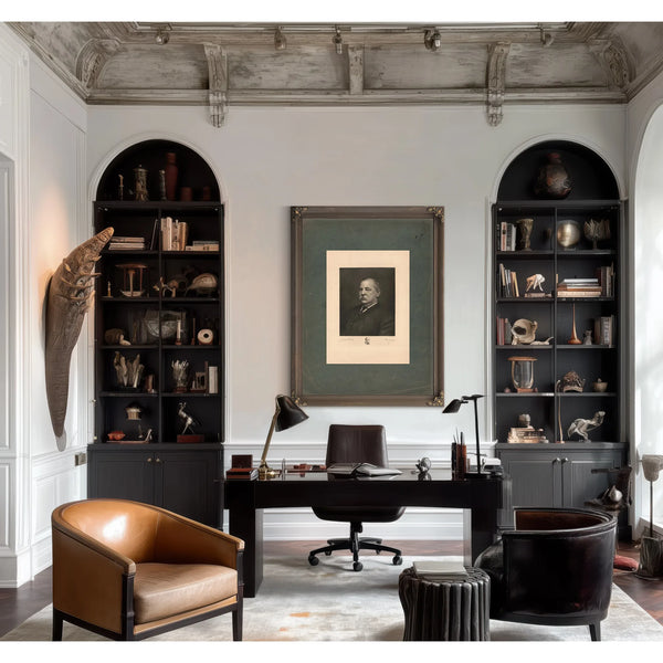 Grover Cleveland 196 — Framed Wall Art Room View | Bella Frye
