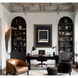 The Celestial Orrery a Lecture on the Heavenly Spheres — Framed Wall Art Room View | Bella Frye