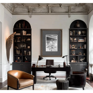 Babe Ruth New York Al Baseball — Framed Wall Art Room View | Bella Frye