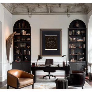 Jupiter's Captives the Celestial Prison of Wandering Comets — Framed Wall Art Room View | Bella Frye