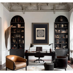 The Mädler Delusion — Victorian Dreams of a Cosmic Heart — Framed Wall Art Room View | Bella Frye