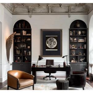 The Expired Planet Victorian Lunar Death Portrait — Framed Wall Art Room View | Bella Frye