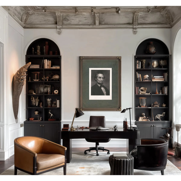 Abraham Lincoln 1877 — Framed Wall Art Room View | Bella Frye