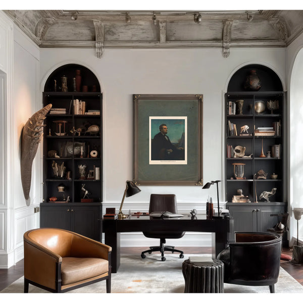 Abraham Lincoln 1921 — Framed Wall Art Room View | Bella Frye