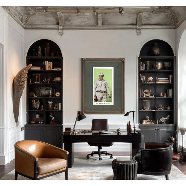 E98 Set of 3 Cy Young Green 53c13 — Framed Wall Art Room View | Bella Frye