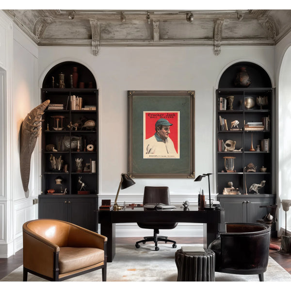 Cracker Jack Honus Wagner — Framed Wall Art Room View | Bella Frye