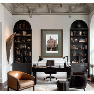 The Ansonia Gilded Age Monument to Manhattan Grandeur — Framed Wall Art Room View | Bella Frye