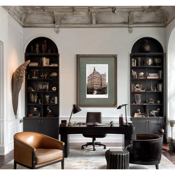 The Ansonia Gilded Age Monument to Manhattan Grandeur — Framed Wall Art Room View | Bella Frye