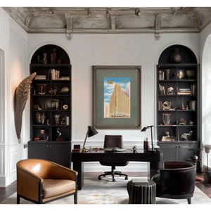The Victoria Affair Midtown Secrets in Art Deco Splendor — Framed Wall Art Room View | Bella Frye