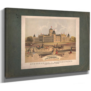 Industrial Exposition Louisville 1872 1872 — Stretched Canvas Print | Bella Frye